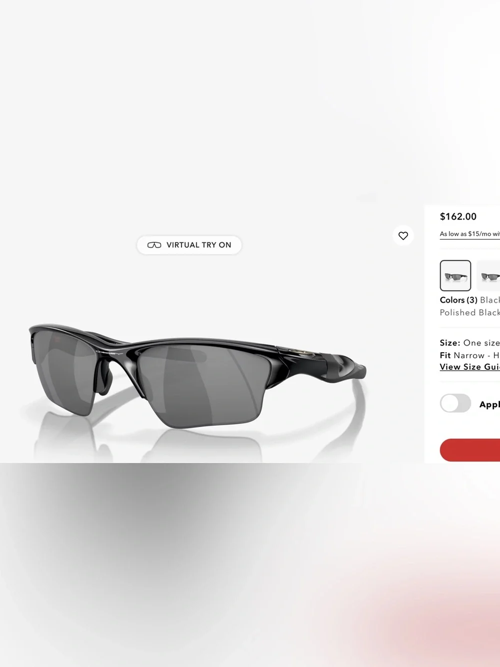 Performance Black Sport Sunglasses with Gray Lenses